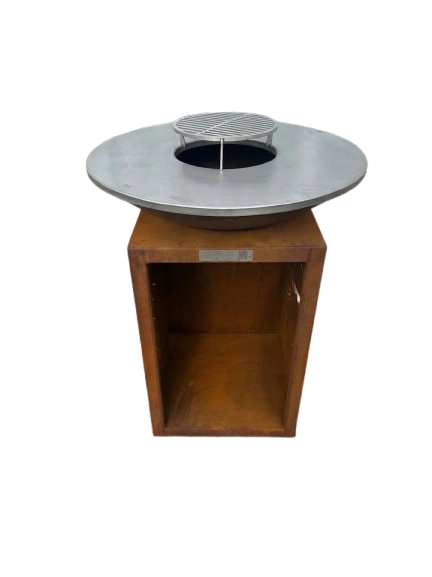 Le Fermier - Brasero artisanal corten 80cm manufacturé en France | Atelier LBF