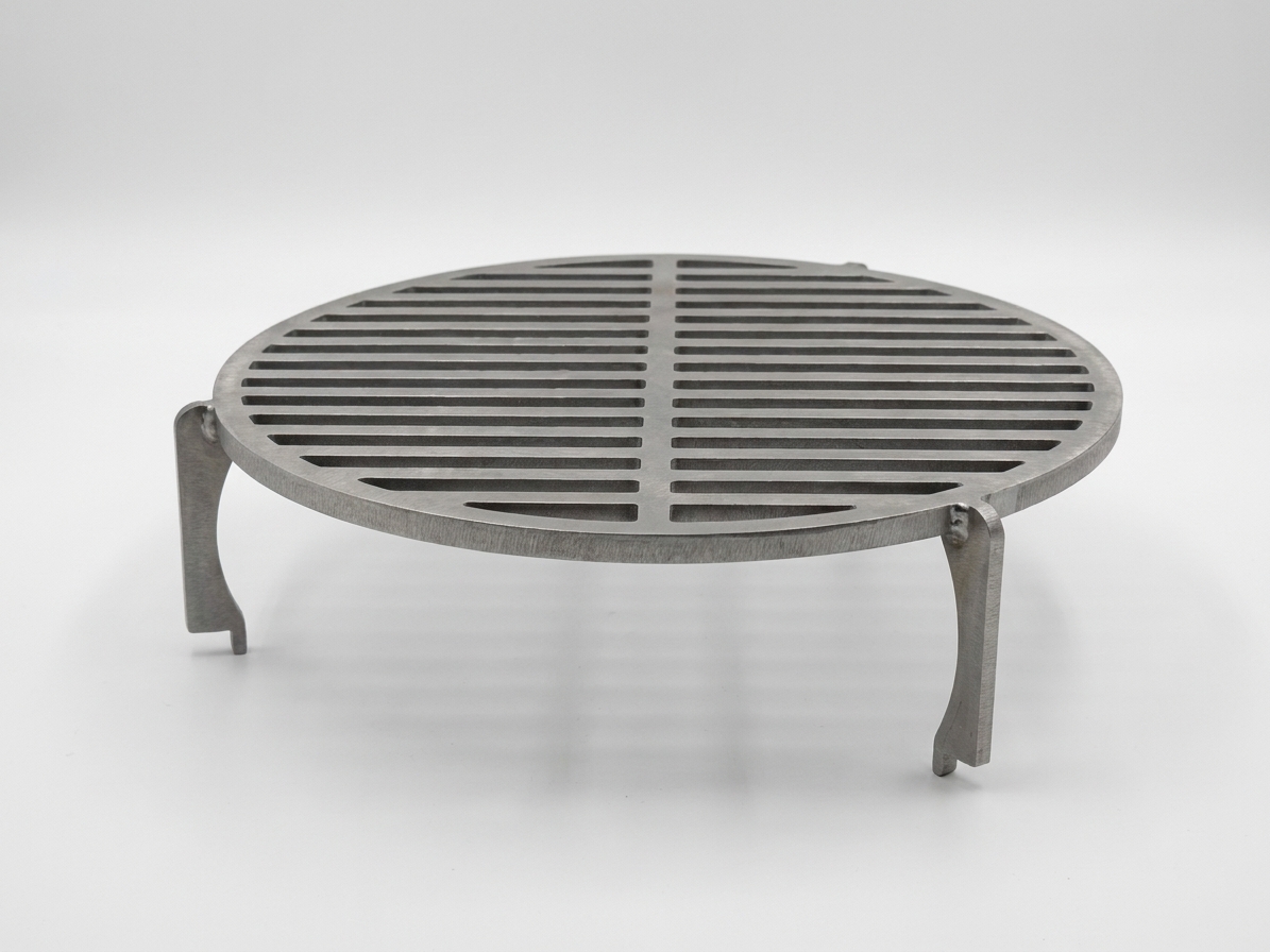 Grille Acier Inoxydable - Brasero artisanal corten 25cm manufacturé en France | Atelier LBF