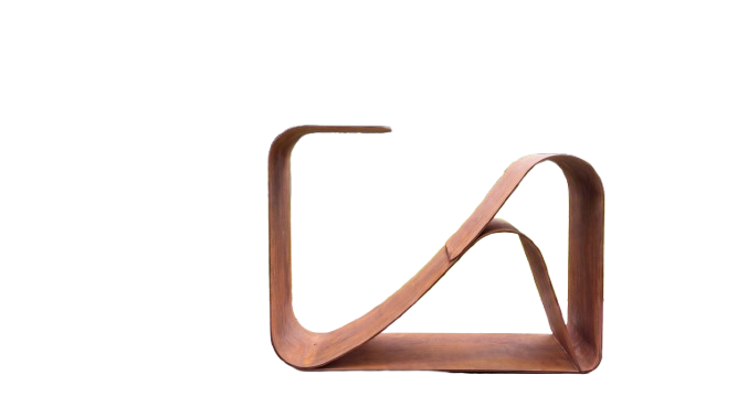 Range-Bûche Design  - Brasero artisanal corten manufacturé en France | Atelier LBF