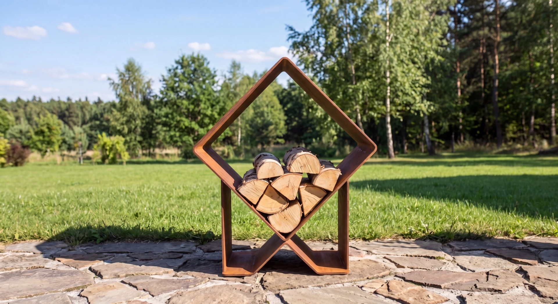 Range-Buches Corten - corten artisanal | Atelier LBF