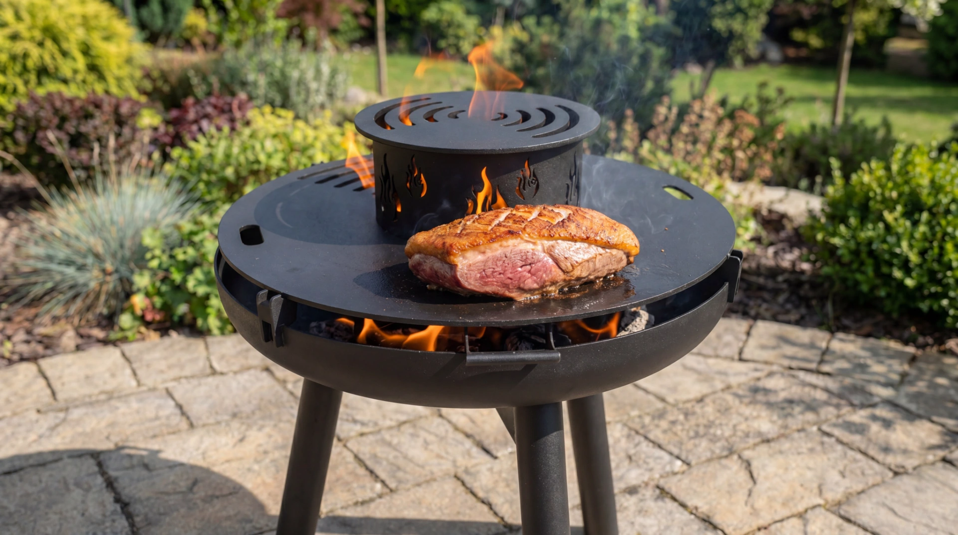 Magret de canard à la plancha : peau croustillante, chair rosée